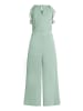 Vera Mont Jumpsuit mit Volant in Foggy Green
