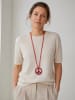 collezione alessandro Lange Kette " Paz " in rot