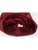 styleBREAKER Feinstrick Beanie Mütze in Bordeaux-Rot