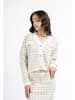 faina Damen Strickjacke In Bouclé-Optik in Weiss