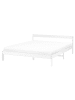 Beliani Doppelbett MADONE in Weiß - (W) 165 x (H) 65 x (L) 205 cm