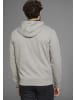 Man's World Kapuzensweatjacke in grau-melange