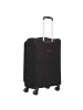 D&N Travel Line 9504 4 Rollen Trolley M 67 cm mit Dehnfalte black