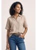 Street One QR buttoned shirtcollar bl in Clay Sand