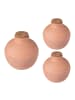 relaxdays 3 x Ollas in Terrakotta - 800 ml