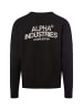 Alpha Industries Sweatshirt Studio Waffle in schwarz