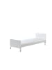58 aufm Kessel EINZELBETT Kamillah 204x74x95 aus MDF in Satin Weiß
