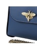 Toscanto Leder Umhängetasche Toscanto Tasche blau ca. 19cm