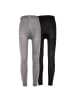 ewers 2er-Set Legging 2er Pack Uni in schwarz-grau