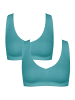 Sloggi T-Shirt-BH ZERO Feel 2.0 Bralette in QUIET TURQUOISE