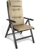 Aspero 6 Premium Hochlehner Stuhlauflagen in Beige