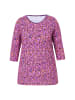 Janet & Joyce Shirt in dunkle aubergine