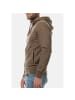 HopenLife Sweatjacke BRAWL in Khaki