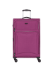 D&N Travel Line 9204 4 Rollen Trolley L 76 cm mit Dehnfalte purple