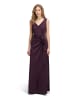 Vera Mont Abendkleid mit Volant in Dark Amethyst