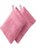 REDBEST Frottier Waschhandschuh 2er-Pack New York in rosa