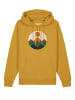 wat? Apparel Sweatshirt Geometric Landscape 2 in Ochre