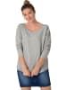 Timezone Pullover V-NECK SWEATER in Grau