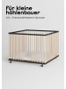 Sämann Sämann Laufgitter mit Schlupfsprossen - schwarz/natur - Premium Kollektion