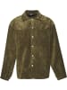 DEF Hemd "Cord Shirt" in Grün