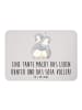 Mr. & Mrs. Panda Magnet Bunte Tante mit Spruch in Grau Pastell