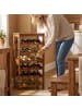 relaxdays Weinregal - (B)36 x (H)82 x (T)24 cm