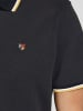 Jack & Jones Polo T-Shirt Pique Kurzarm Hemd Basic JPRBLUWIN in Schwarz