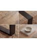 FineBuy Couchtisch in Braun / Mango / 100x50x38