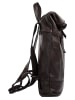Forty degrees Rucksack echt Leder in dunkelbraun