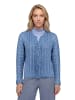 Betty Barclay Casual-Strickjacke mit Fransen in Patch Blue/Blue