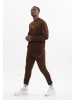 Tom Barron Freizeitanzug MENS OVERSIZE SPORT TRACKSUIT PANT AND SWEATSHIRT in BROWN