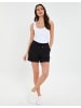 Threadbare Sweatshorts THB Spencer Jersey Tie Waist Short in Schwarz