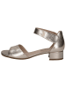 Caprice Sandalette in PLATIN METAL.