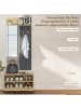 HOMCOM Garderobe Set in Naturholz 60L x 13,5B x 127,5H cm