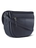 Lazarotti Bologna Leather XL Umhängetasche Leder 27 cm in navy