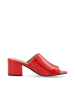 Bianco Mules in RedPatent