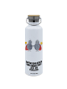 Mr. & Mrs. Panda Wasserflasche Sternzeichen Zwilling mit Spruch in Weiß