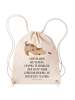 Mr. & Mrs. Panda Sportrucksack Hund Marienkäfer mit Spruch in Creme