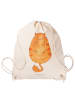 Mr. & Mrs. Panda gym tasche Katze Mittelfinger ohne Spruch in Creme