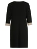 Betty Barclay Jerseykleid mit Eingrifftaschen in Schwarz/Beige