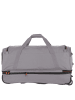 travelite Basics - Rollenreisetasche 98L 70 cm in grey/orange