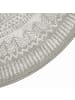 home24 In-/Outdoorteppich Bamberg in Weißgrau / Weiß
