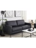 Beliani 3-Sitzer Sofa SAVALEN in Schwarz - (W) 204 x (H) 87 x (L) 91 cm