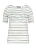 Betty Barclay Ringelshirt mit U-Boot-Ausschnitt in Cream/Mint