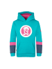 Trollkids Hoodie Troll XT in dark turquoise/madeira blue