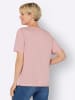 Sieh an! V-Shirt in hortensie-pink