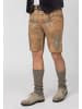 Stockerpoint Stockerpoint Trachtenlederhose Girgl in senf gespeckt-grau