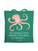 Mr. & Mrs. Panda Tasche Tintenfisch mit Spruch in Mint