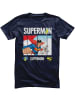 Superman T-Shirt "Superman Look Up T-Shirt" in Blau
