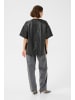 CULTURE Kurzarm-Bluse CUatam Loose fit in Black